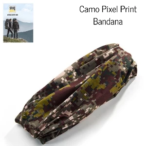 SNUG - Camo Pixel Print Bandanna 3 SNUG - Camo Pixel Print Bandanna
