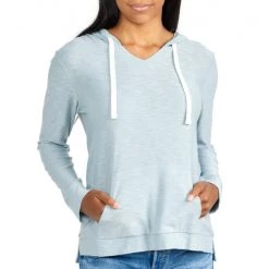 Free Fly Apparel Women's Bamboo Slub Hoody Sweatshirts & Hoodies