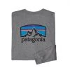 Patagonia Long Sleeve Men's L/S Fitz Roy Horizons Responsibili-Tee