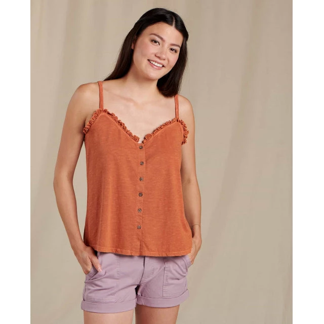 Toad&Co Women's Primo Button Front Tank Casual Tanks 3 Toad&Co Women's Primo Button Front Tank Casual Tanks