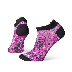 Smartwool Women's Cycle Zero Cushion Dazed Daisy Print Low Ankle Socks Footwear