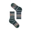 Smartwool Kids' Hike Light Cushion Striped Crew Socks Footwear