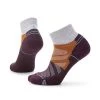 Smartwool Women's Hike Light Cushion Color Block Pattern Ankle Socks Footwear