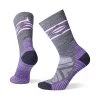 Smartwool Women's Hike Light Cushion Broken Stripes Pattern Crew Socks