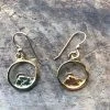 Sylvan Spirit - 14k Gold Drop Earrings Handcrafted Jewelry