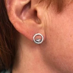 Sylvan Spirit - Sterling Silver Post Earrings