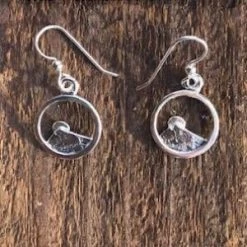 Handcrafted Jewelry Sylvan Spirit - Sterling Silver Drop Earrings