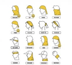 SNUG - Stamping Design Bandanna Headwear