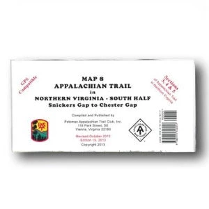Appalachian Trail Conservancy AT Map 8: Northern Virginia - South 3 Appalachian Trail Conservancy AT Map 8: Northern Virginia - South
