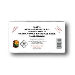 Appalachian Trail Conservancy Books & Maps AT Map: Shenandoah NP - North District