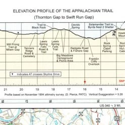 Appalachian Trail Conservancy AT Map: Shenandoah NP - Central District Books & Maps