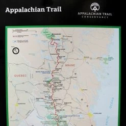 Appalachian Trail Conservancy AT Wall Map Books & Maps