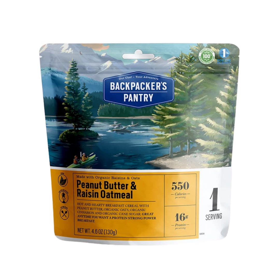 Backpacker's Pantry - Oatmeal With Peanut Butter And Raisins 3 Backpacker's Pantry - Oatmeal With Peanut Butter And Raisins