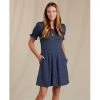 Toad&Co Women's Laurel Short Sleeve Dress New Arrivals 1 Toad&Co Women's Laurel Short Sleeve Dress New Arrivals