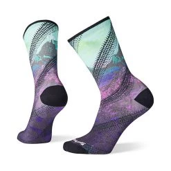 Smartwool Women's Cycle Zero Cushion Mountain Print Crew Socks
