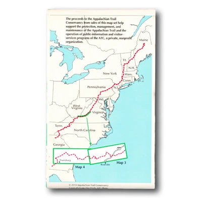 Appalachian Trail Conservancy AT Guide To Central Virginia Books & Maps 8 Appalachian Trail Conservancy AT Guide To Central Virginia Books & Maps