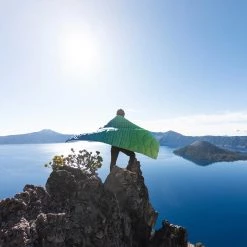 Rumpl NanoLoft Puffy Blanket - Patch Fade Cool